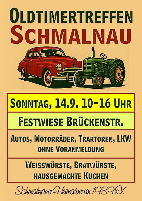 Einladung zum Oldheimertreffen 2025